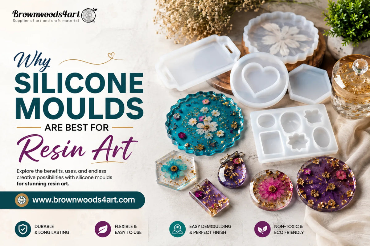 Why Silicone Moulds Are Best for Resin Art | Brownwoods4art