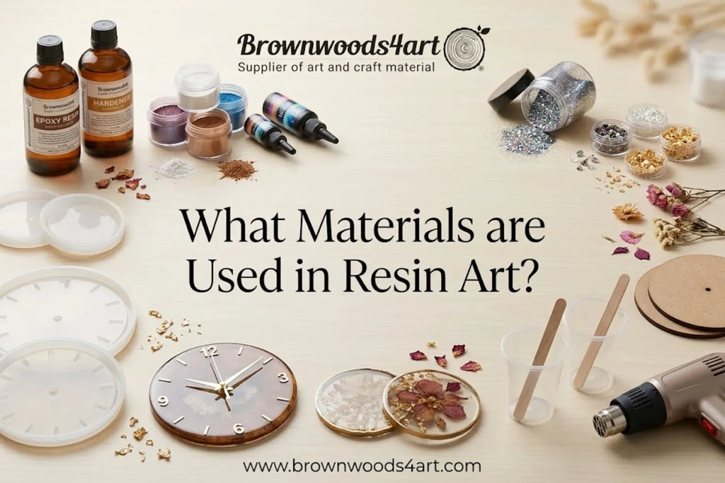 What Materials Are Used in Resin Art? Complete Guide – Brownwoods4art