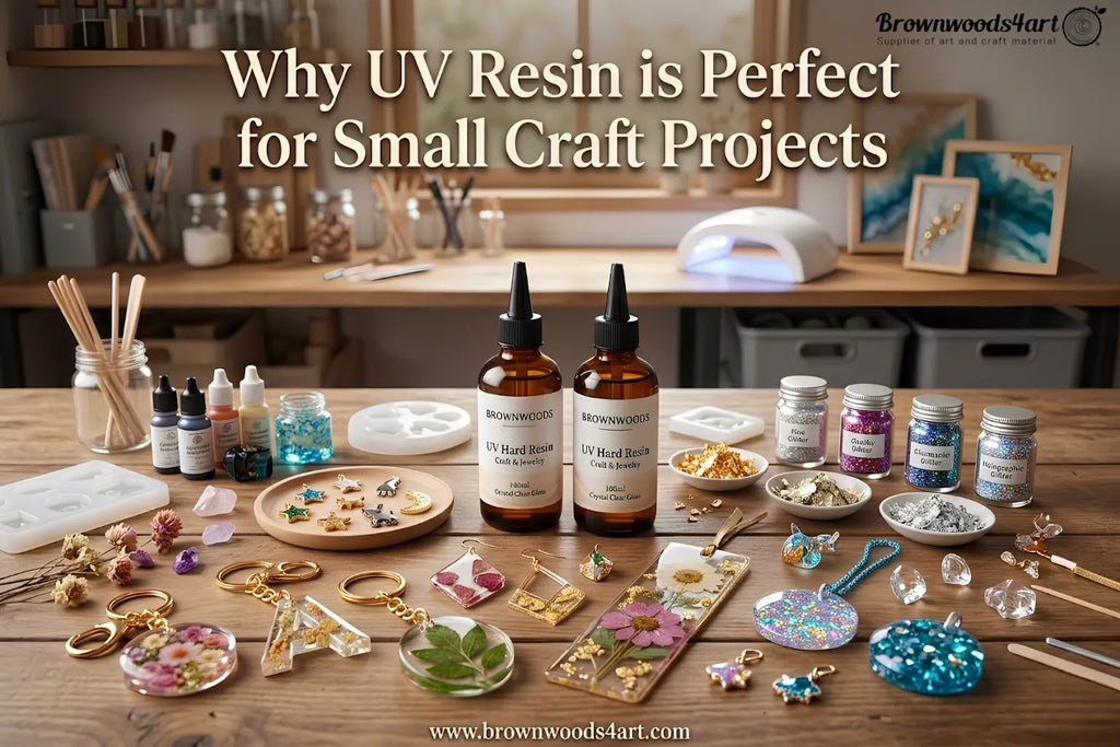 Why UV Resin is Perfect for Small Craft Projects – Brownwoods4art
