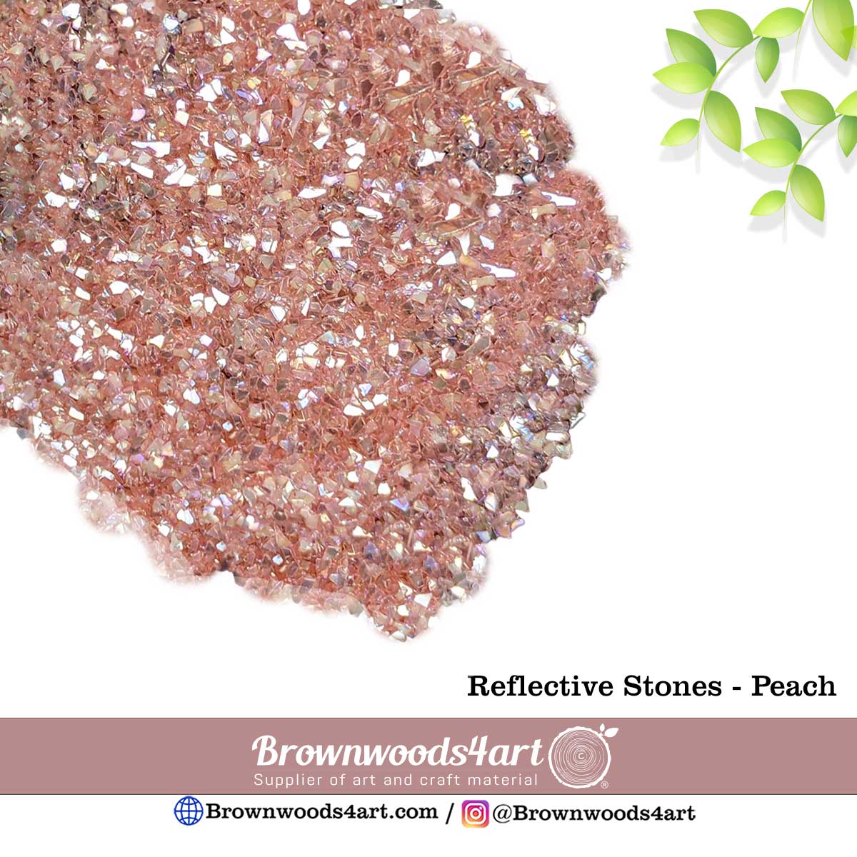 Reflective Colored  Stones