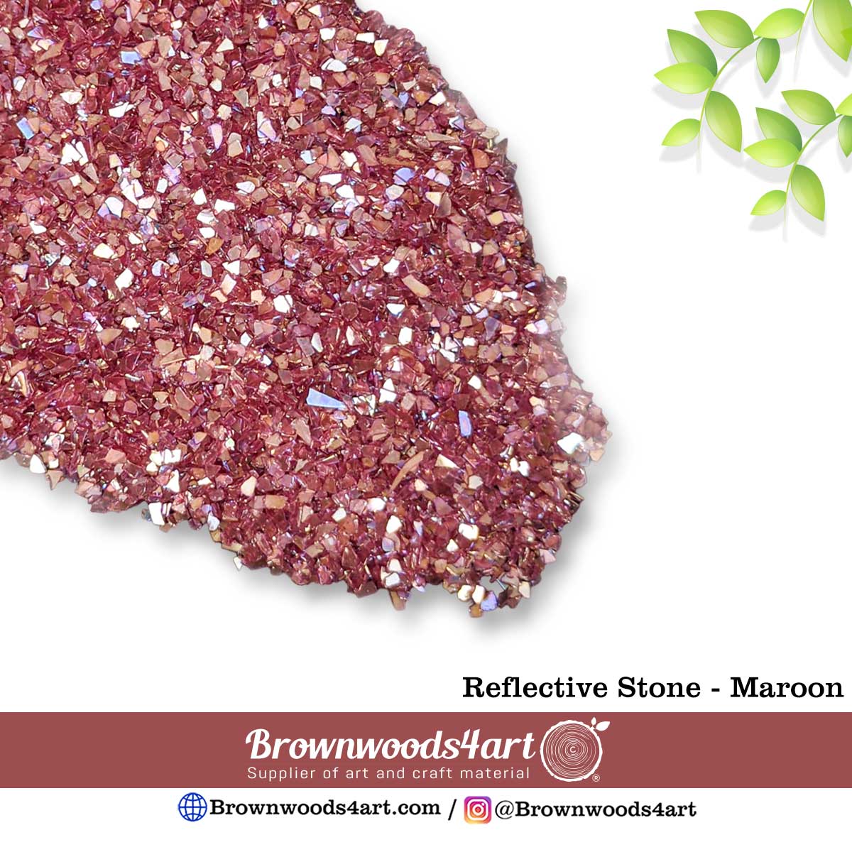 Reflective Colored  Stones