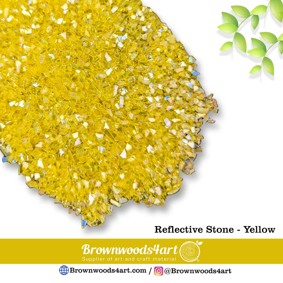 Reflective Colored  Stones
