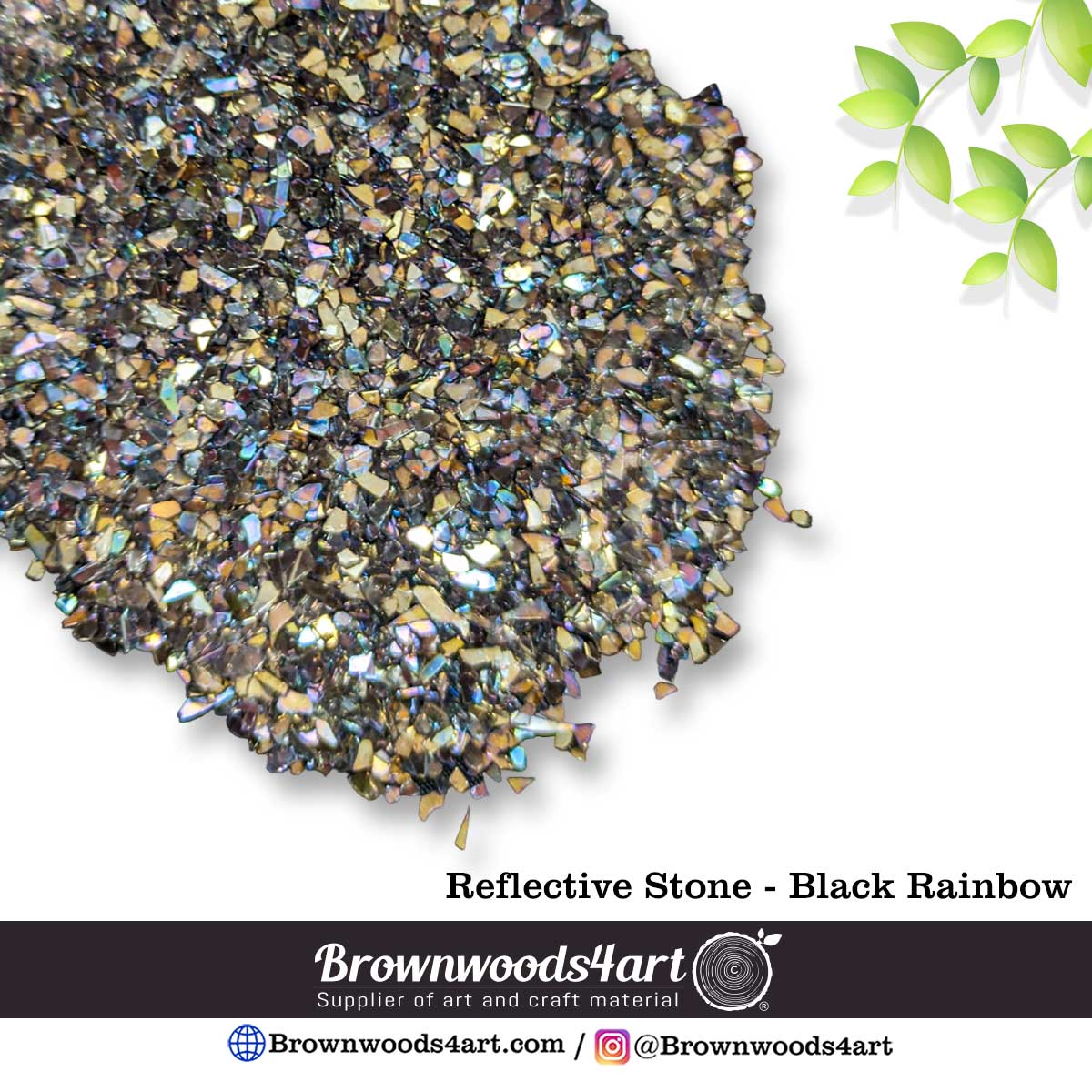 Reflective Colored  Stones