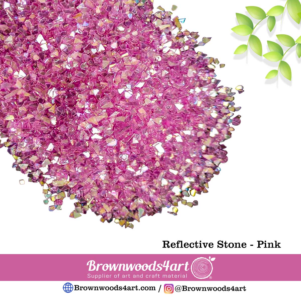 Reflective Colored  Stones
