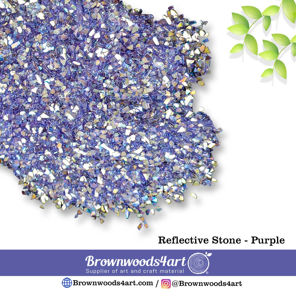 Reflective Colored  Stones