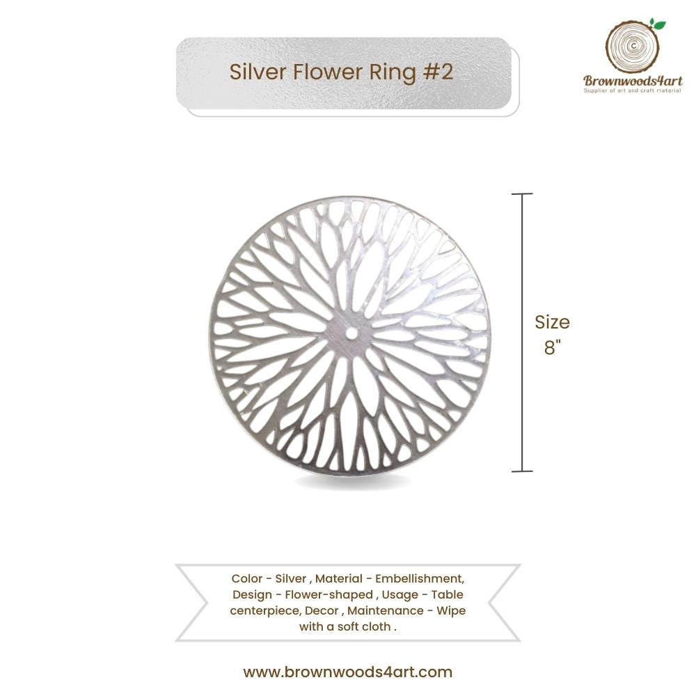 Silver Flower Ring #2