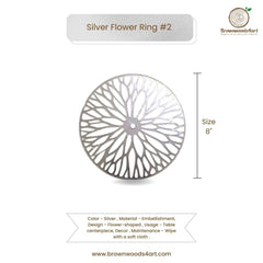 Silver Flower Ring #2