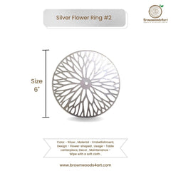Silver Flower Ring #2