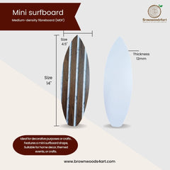 Mini surfboard mdf