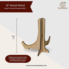 10" Wood Stand