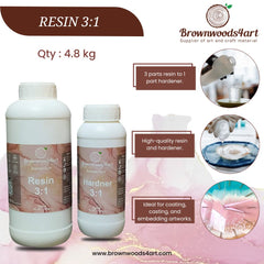Brownwoods4Art  Resin 3:1