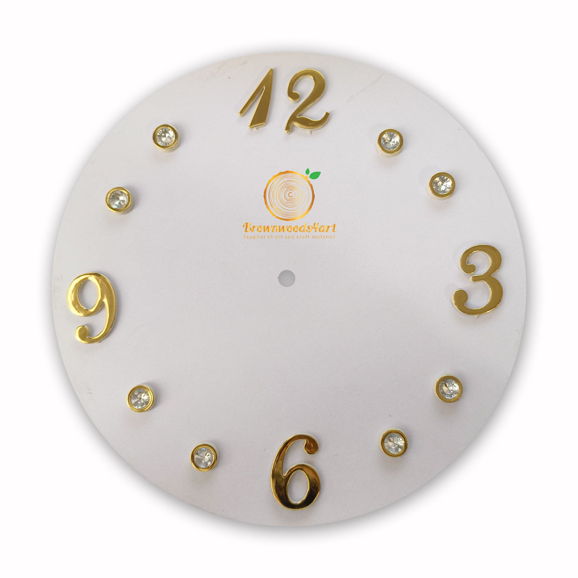 Clock Number with dimound
