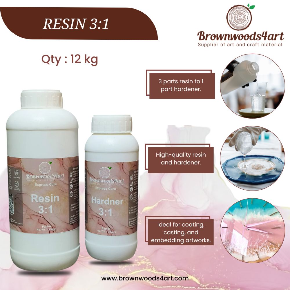 Brownwoods4Art  Resin 3:1