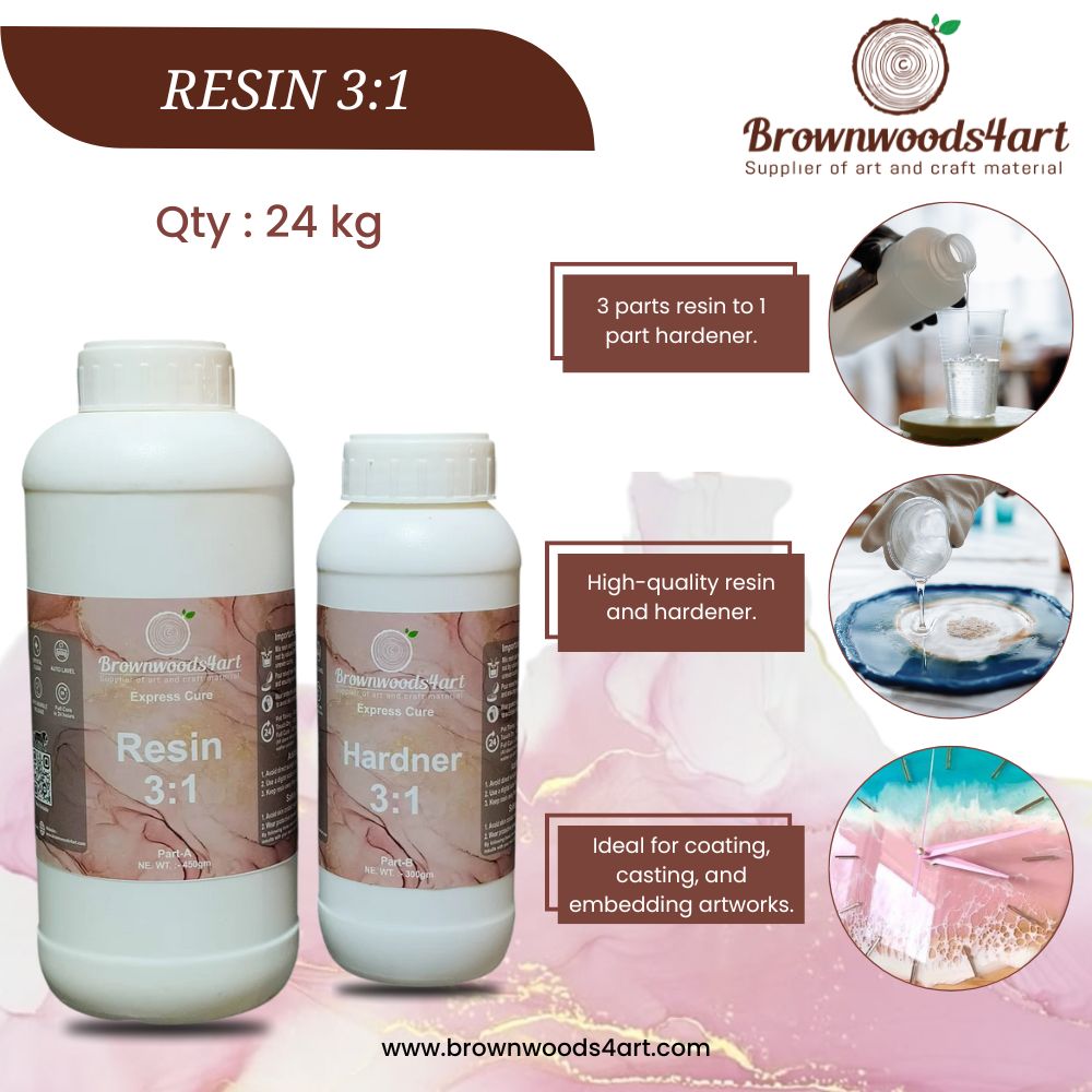 Brownwoods4Art  Resin 3:1