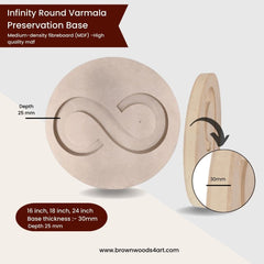 Infinity Round Varmala Preservation Base