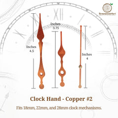 Clock Hand - Copper #2