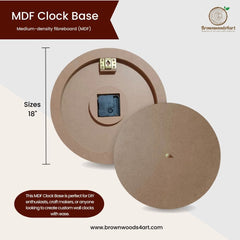 MDF Clock Base