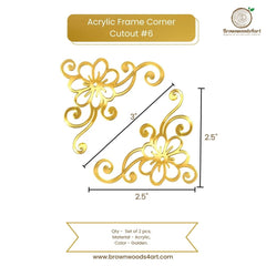 Acrylic Frame Corner Cutout #6
