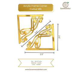 Acrylic Frame Corner Cutout #8