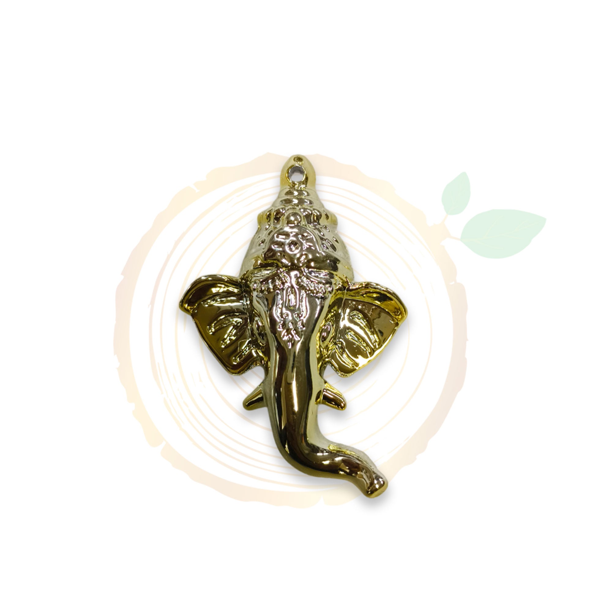 3D Golden Ganesha