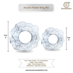 Acrylic Flower Ring #3