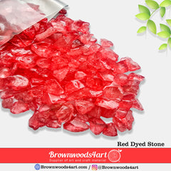 Dyed Stone - Red