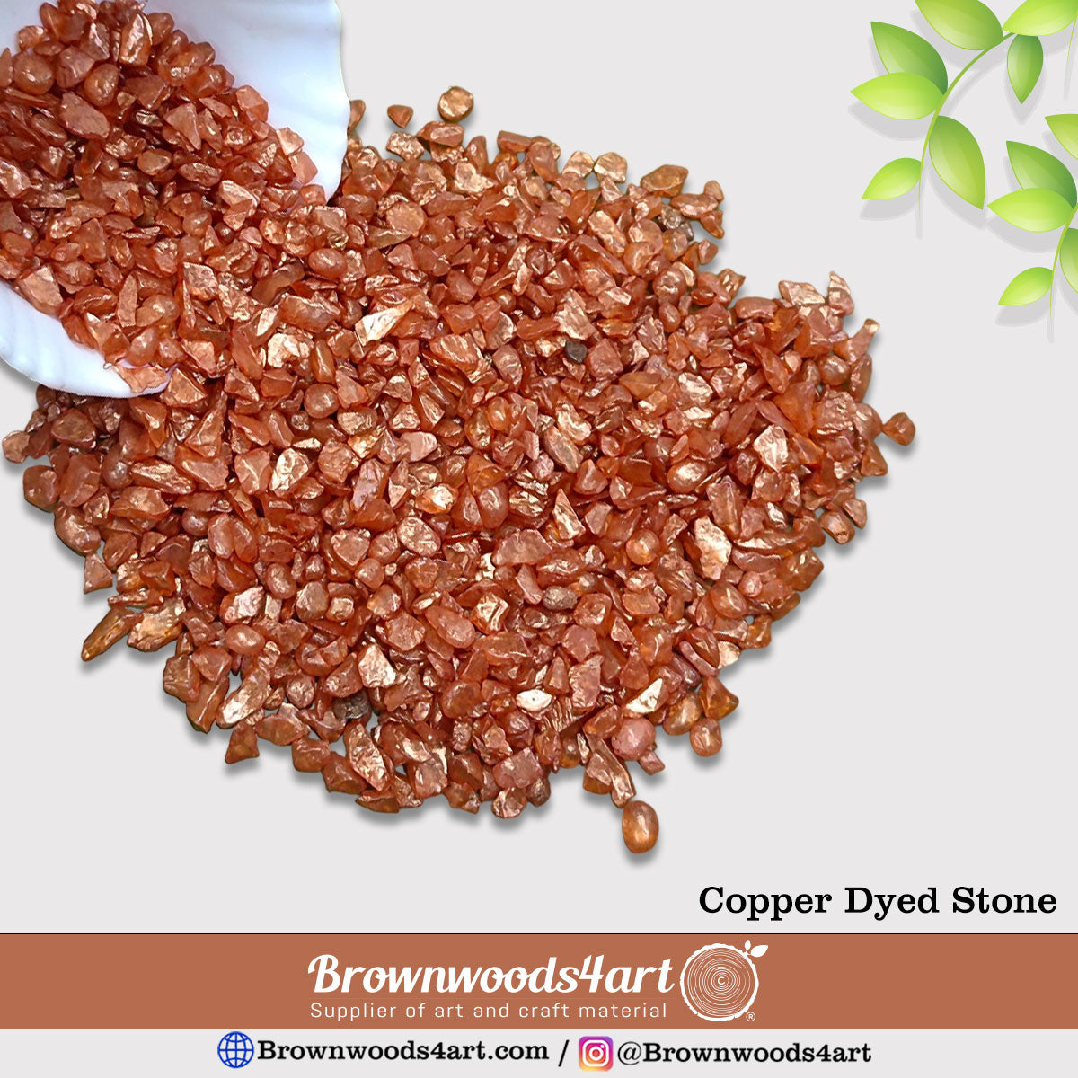 Copper Dyed Stone