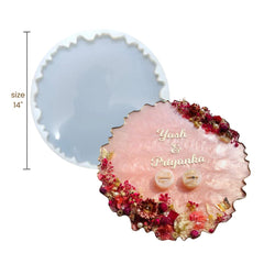 14" Round Agate Tray Mould