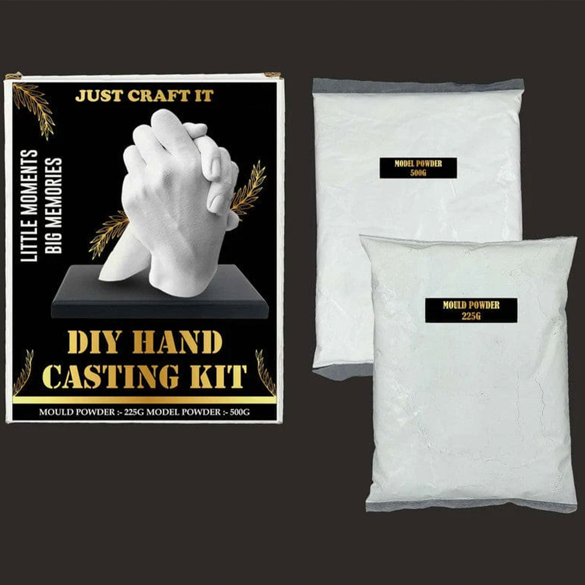 3D Hand Casting Kit White