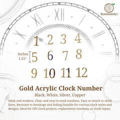 Acrylic Clock Number