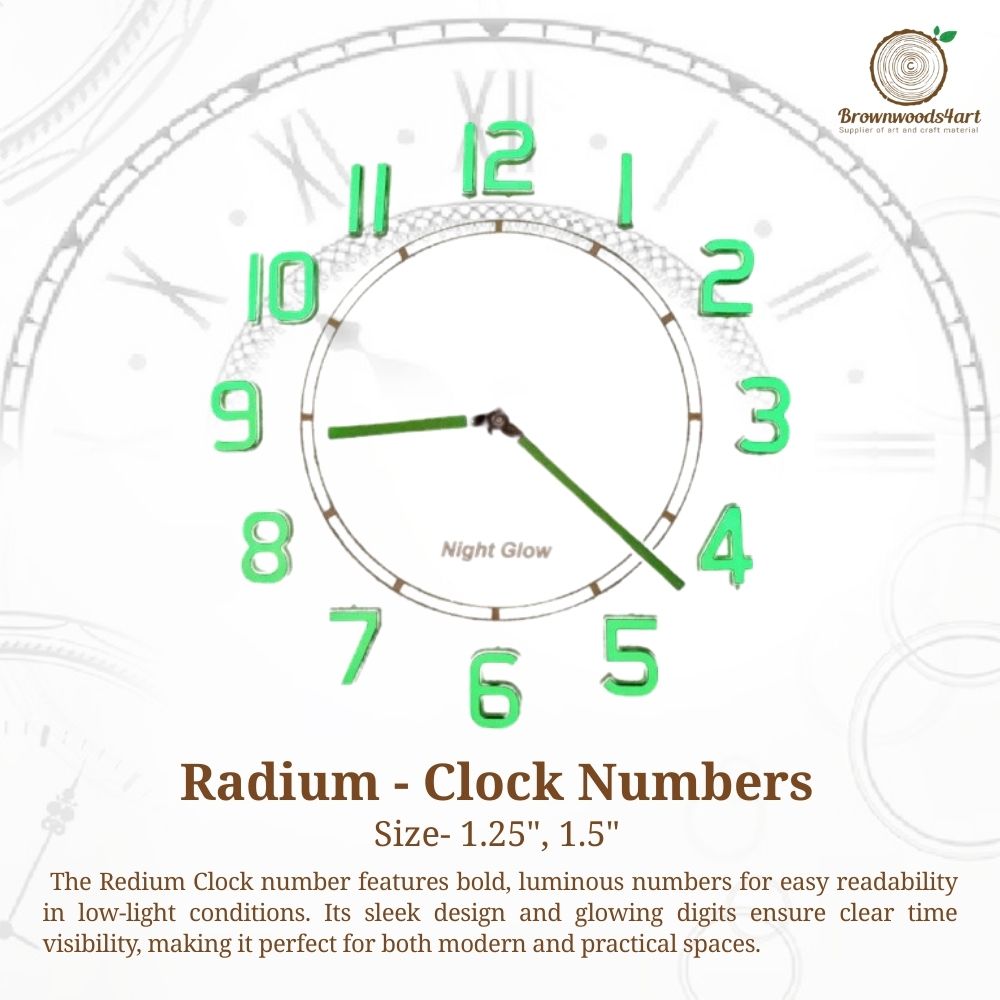 Radium - Clock Numbers