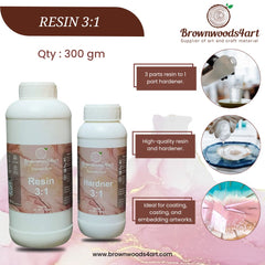 Brownwoods4Art  Resin 3:1