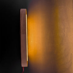 Oval Wooden LED Base Light - Warm White