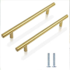 Tray Metal Handal Plain Gold