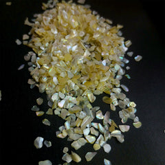 Milky White Rainbow Chips stone