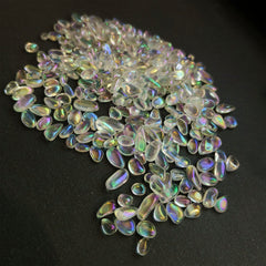 Mini Pebbles Stone white and black rainbow