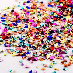 Mixed Rainbow Metallic Stones