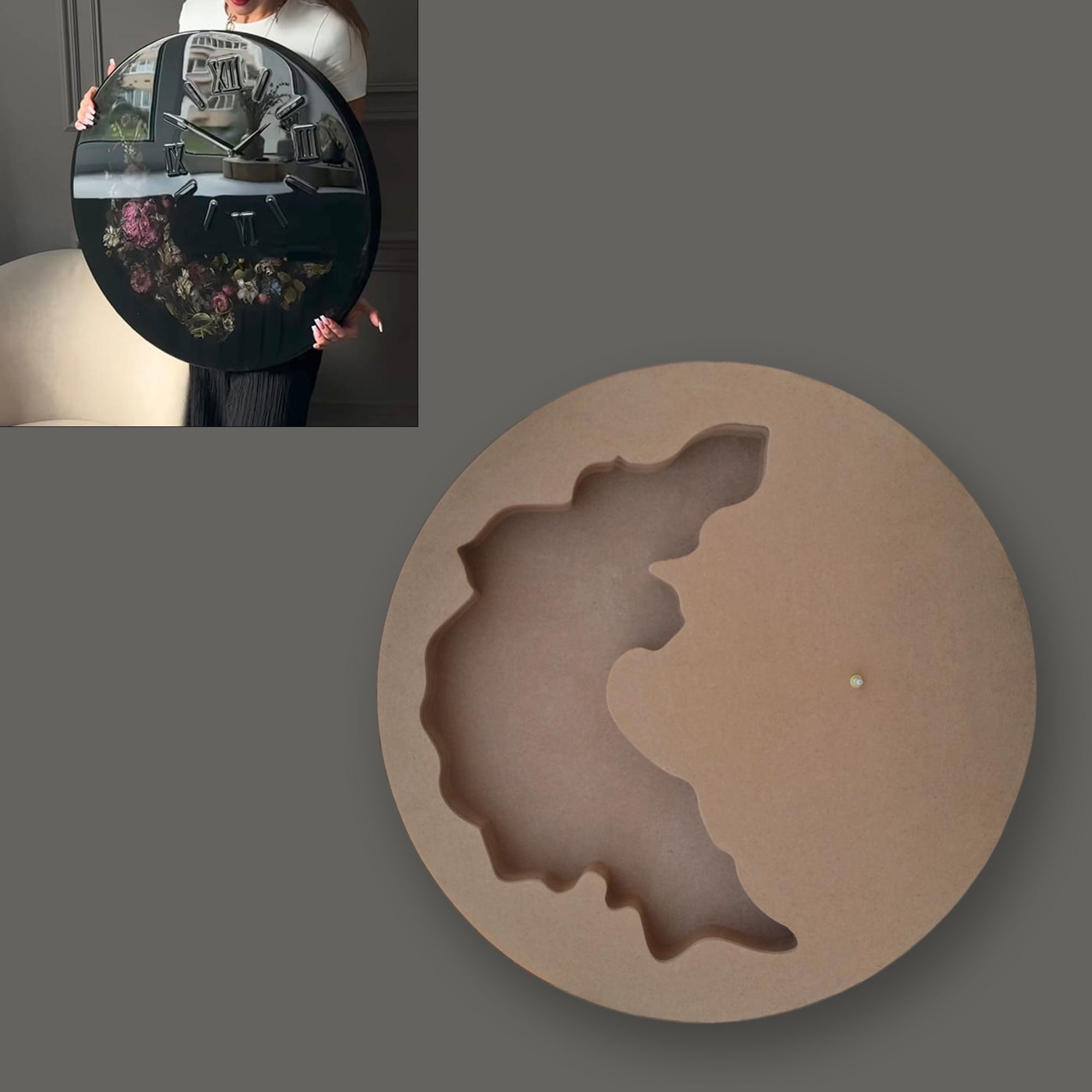 Geode Round Varmala Preservation Base