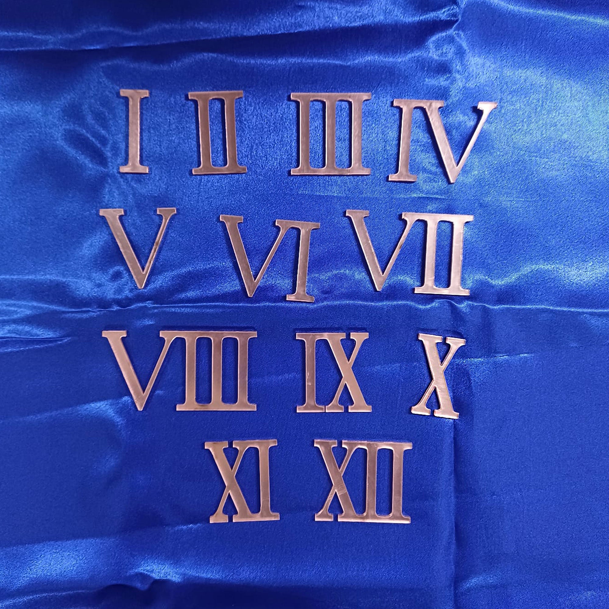 Rose Gold Roman Number