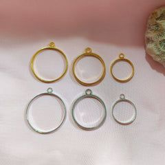 Round Pendant Bezels