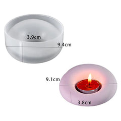 Unequal Circular Candle Holder Mould