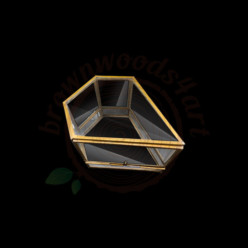 Vintage Diamond Shape Jewellery Box