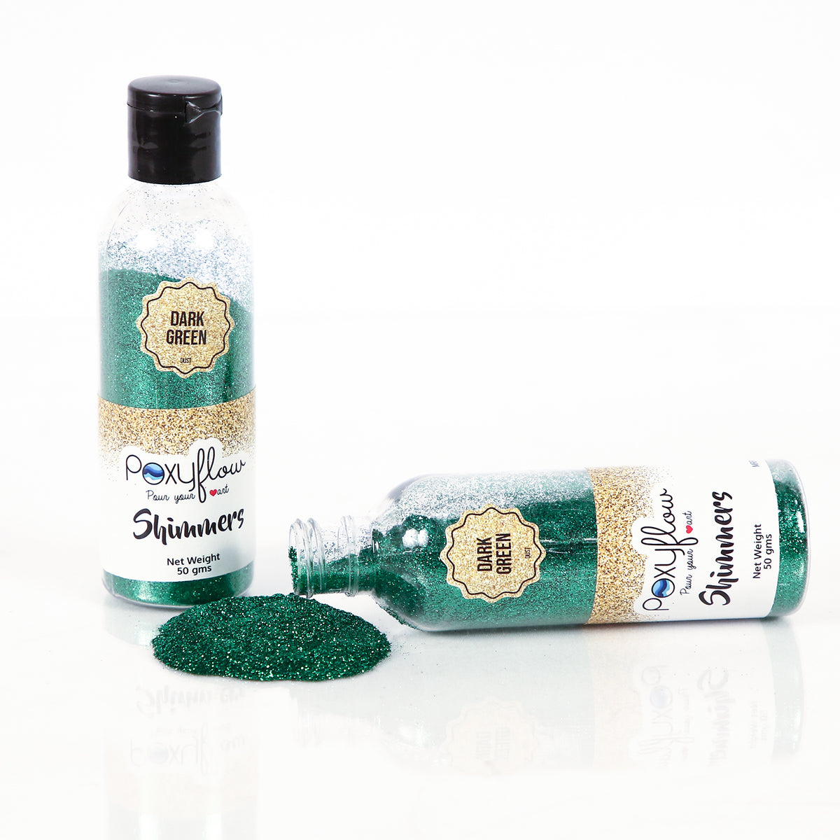 Dark Green Dust Glitter