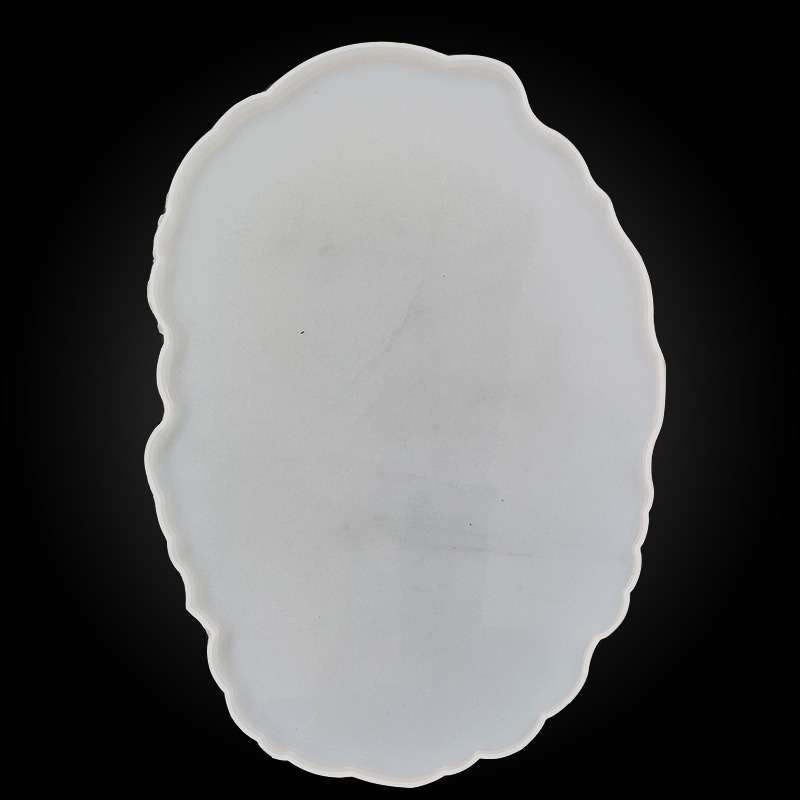 13" Oval Agate Tray