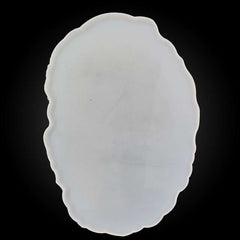 13" Oval Agate Tray