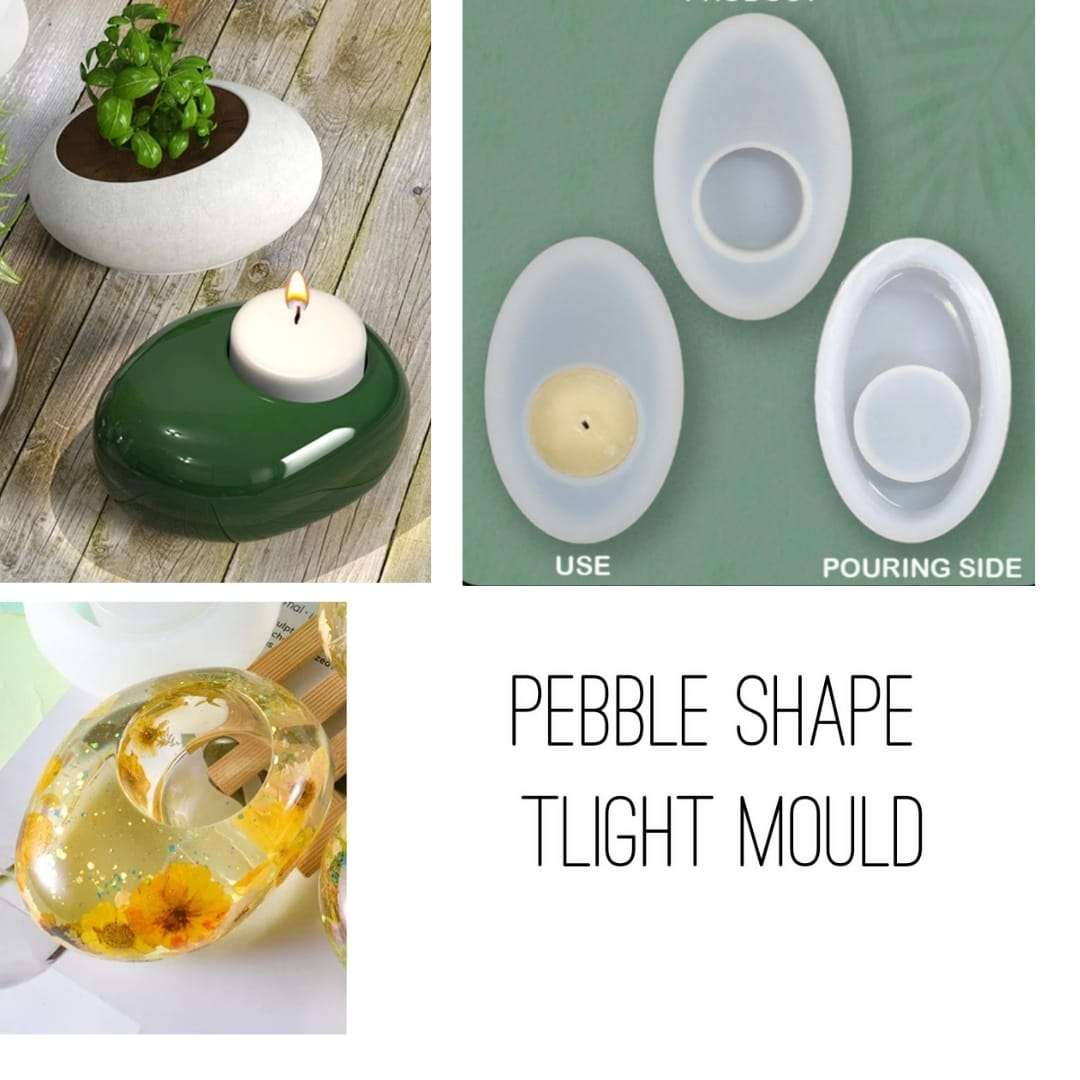 Pebble Shape T-Light Mould